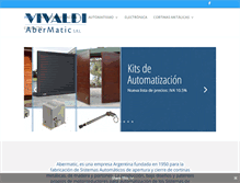 Tablet Screenshot of abermatic.com